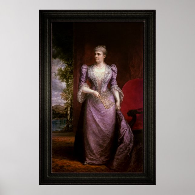 Affiche Portrait de Caroline Scott Harrison (Devant)