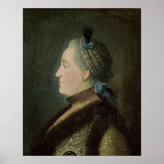 Affiche Portrait de Catherine II de Russie (Devant)