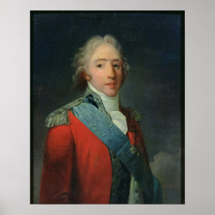 Affiche Portrait de Charles de la France, compte de
