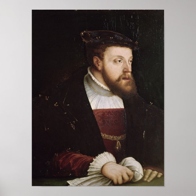 Affiche Portrait de Charles V (Devant)