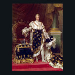 Affiche Portrait de Charles X dans Robes de couronnement,<br><div class="desc">Portrait de Charles X | par Paulin Jean Baptiste Guerin | Lieu de l'art : Musée de Toulon,  France | Artiste français | Numéro de collection d'images : XIR194774</div>
