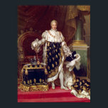 Affiche Portrait de Charles X dans Robes de couronnement,<br><div class="desc">Portrait de Charles X | par Paulin Jean Baptiste Guerin | Lieu de l'art : Musée de Toulon,  France | Artiste français | Numéro de collection d'images : XIR194774</div>