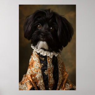Affiche Portrait de chien Havanais, Animal de la Renaissan