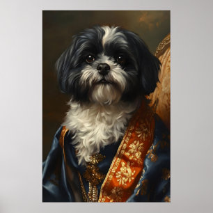 Affiche Portrait de chien Havanais, Animal de la Renaissan
