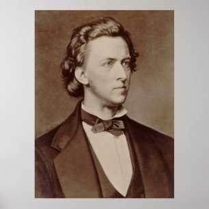 Affiche Portrait de Chopin