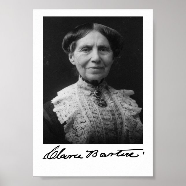 Affiche Portrait de Clara Barton (Devant)