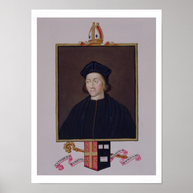 Affiche Portrait de Cuthbert Tunstall (1474-1559) Mgr o (Devant)