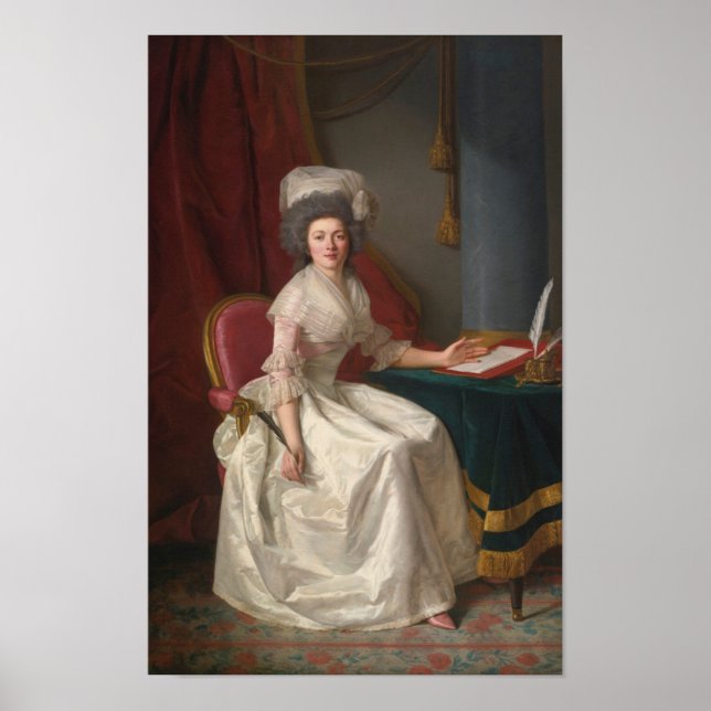 Affiche Portrait de Dame (Devant)