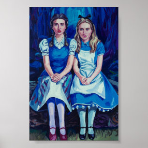 Affiche Portrait de Dorothy et Alice-Dark Academia