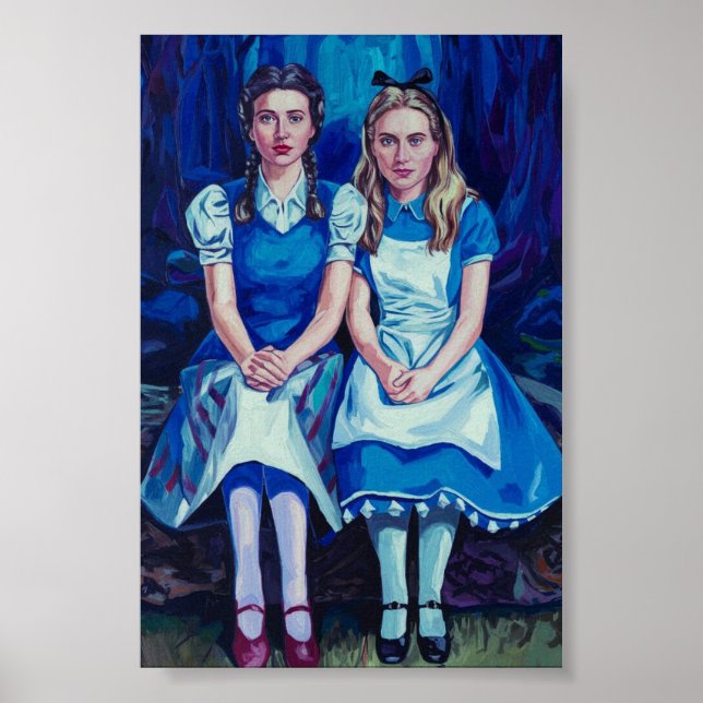 Affiche Portrait de Dorothy et Alice-Dark Academia (Devant)