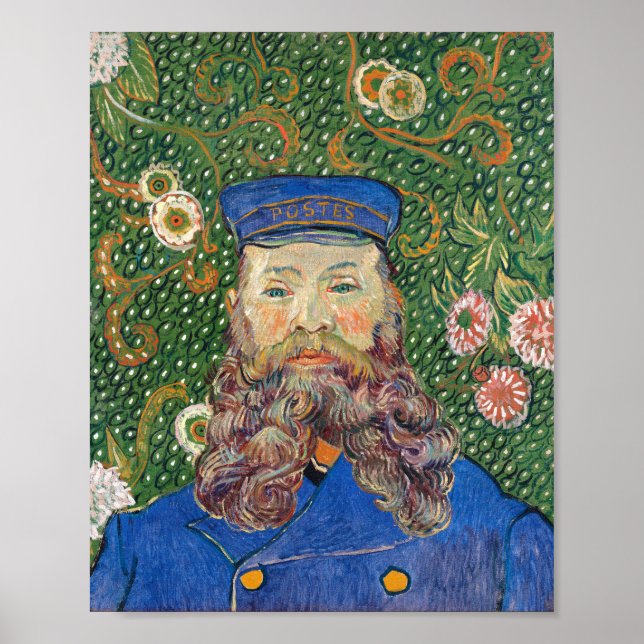 Affiche Portrait de facteur par Van Gogh (Devant)