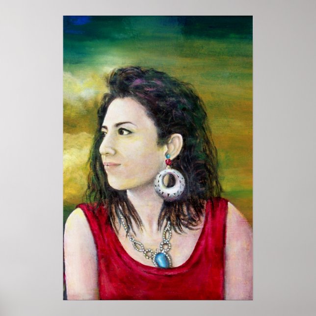 AFFICHE PORTRAIT DE FEMME (Devant)