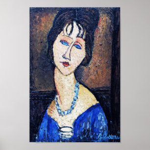 Affiche Portrait de femme, Modigliani