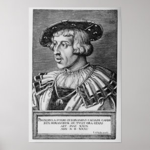 Affiche Portrait de Ferdinand I du Habsbourg, 1531