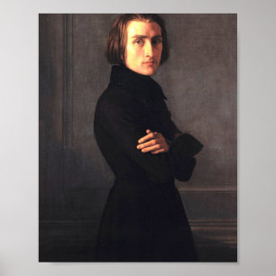 Affiche Portrait de Franz Liszt