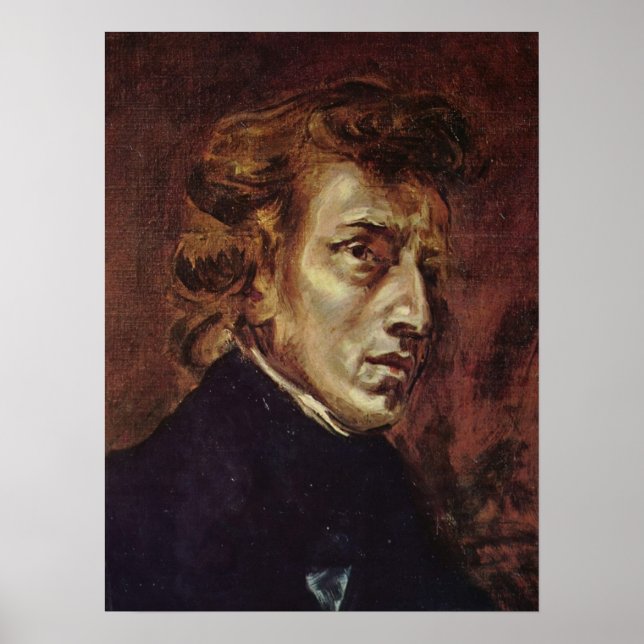 Affiche Portrait de Frédéric Chopin (Devant)