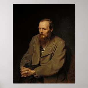 Affiche Portrait de Fyodor Dostoyevsky par Vasily Perov