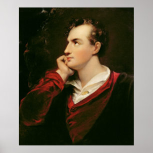 Affiche Portrait de George Gordon Byron 6e baron