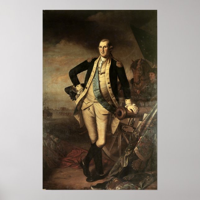 Affiche Portrait de George Washington, 1779 (Devant)