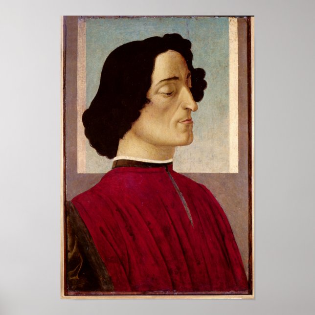 Affiche Portrait de Giuliano de' Medici c.1480 (Devant)