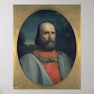 Affiche Portrait de Giuseppe Garibaldi 2
