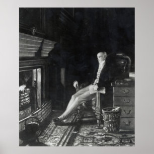 Affiche Portrait de gris de comte