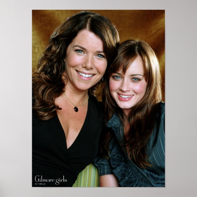 Affiche Portrait de gros plan Lorelai & Rory (Devant)