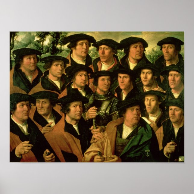 Affiche Portrait de groupe de la compagnie de tir (Devant)