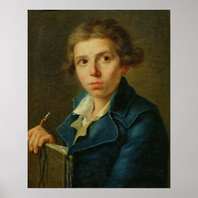 Affiche Portrait de Jacques-Louis David comme jeune (Devant)