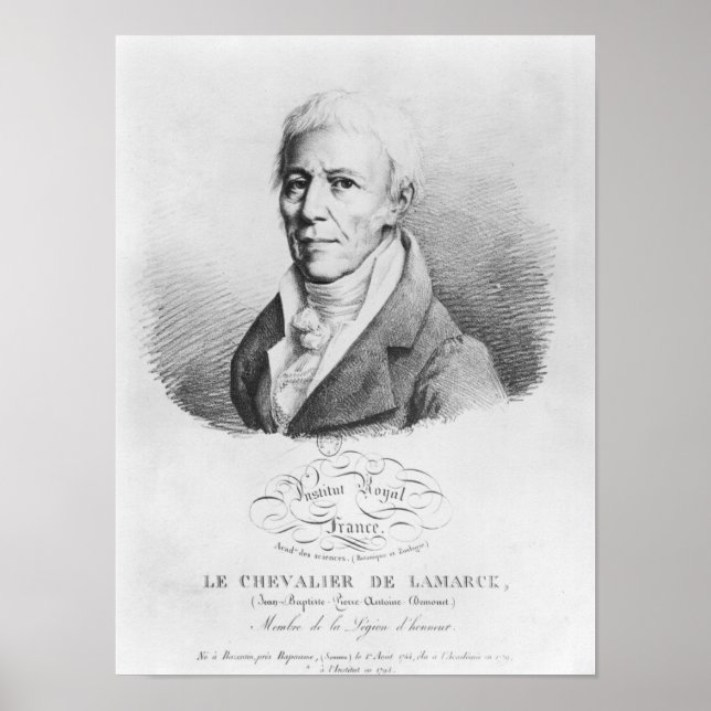 Affiche Portrait de Jean-Baptiste de Monet (Devant)