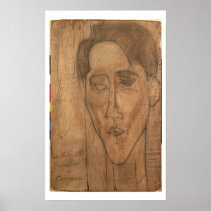 Affiche Portrait de Jean Cocteau (1889-1963) 1917 (crayon