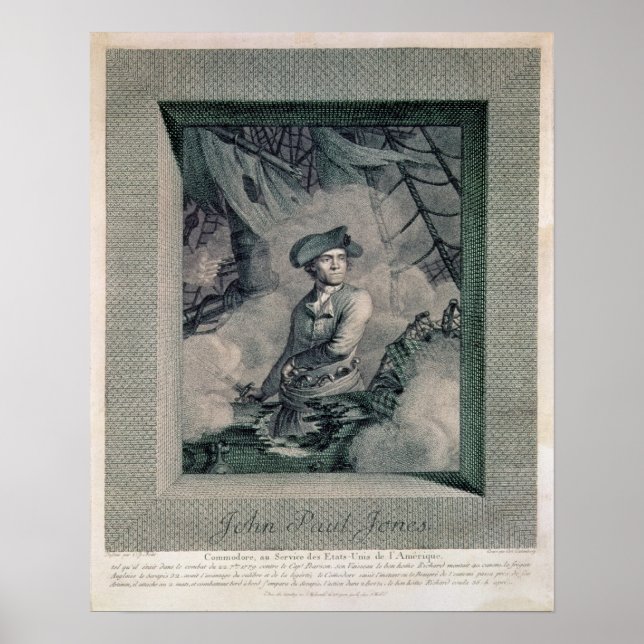 Affiche Portrait de Jean-Paul Jones (Devant)