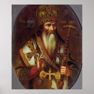 Affiche Portrait de Joachim, patriarche de Moscou