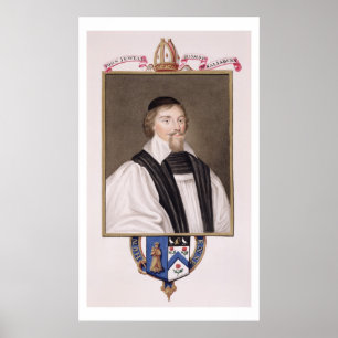 Affiche Portrait de John Jewel (1522-1571) Evêque de Salis