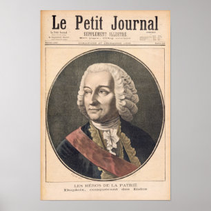 Affiche Portrait de Joseph Francis Dupleix