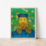 Affiche Portrait de Joseph Roulin | Vincent Van Gogh<br><div class="desc">Portrait de Joseph Roulin (1889) de l'artiste post-impressionniste néerlandais Vincent Van Gogh. La peinture originale est une huile sur toile. Le portrait est l'un des nombreux Van Gogh peints de son ami proche, employé de la poste dans la ville d'Arles, dans le sud de la France. Ce gros plan du...</div>