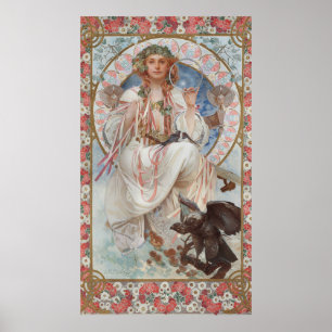 Affiche Portrait de Josephine Crane-Bradley en Slavia par