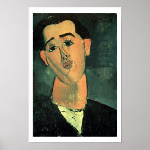 Affiche Portrait de Juan Gris (1887-1927) 1915 (huile sur 