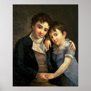 Affiche Portrait de Karl Thomas et Franz Xaver