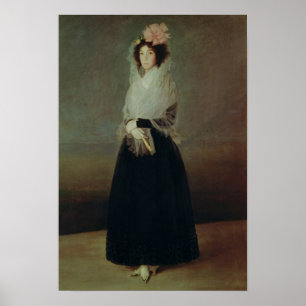 Affiche Portrait de la comtesse Marquesa de la Solana