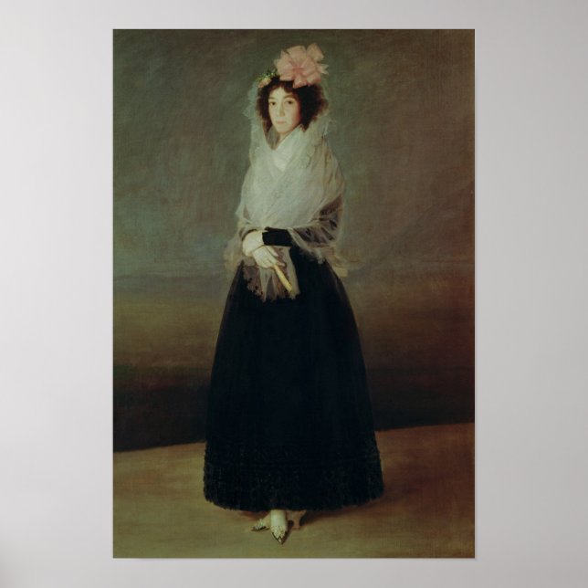 Affiche Portrait de la comtesse Marquesa de la Solana (Devant)