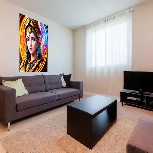 Affiche Portrait de la déesse grecque Athéna | Art AI (Créateur téléchargé)