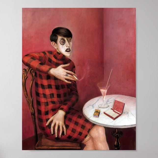 Affiche Portrait de la journaliste Sylvia Von Harden Otto (Devant)