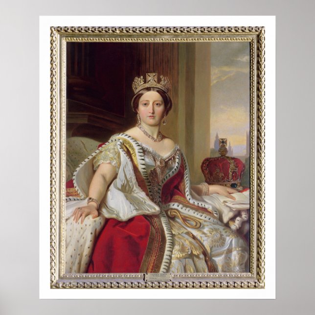 Affiche Portrait de la reine Victoria (1819-1901) 1859 (hu (Devant)