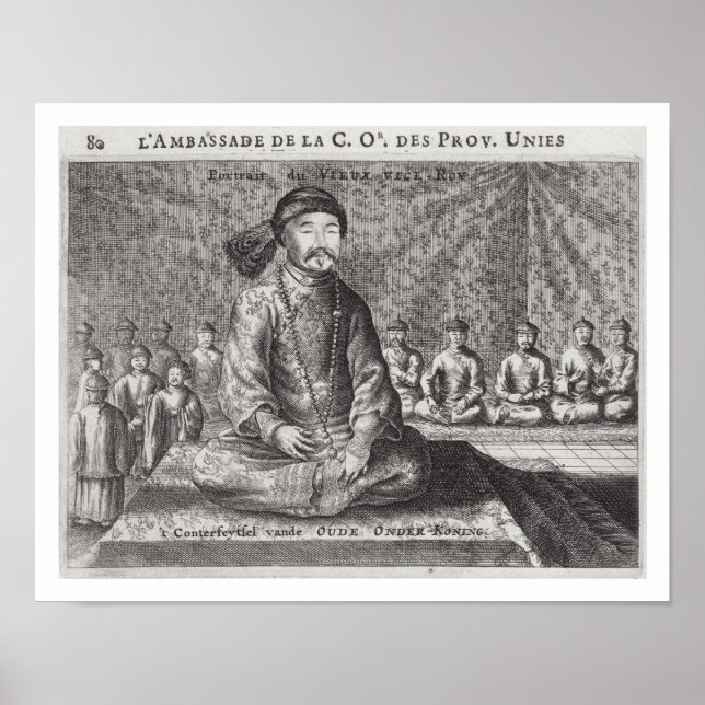 Affiche Portrait de l'Ancien Viceroy, d'un compte d'un (Devant)