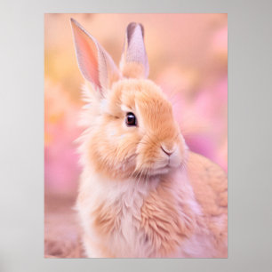 Affiche Portrait de lapin 091