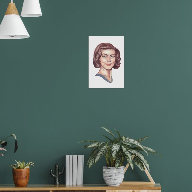 Affiche Portrait de Lauren Bacall (Salon 1)