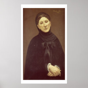 Affiche Portrait de l'épouse de l'artiste, Madame de