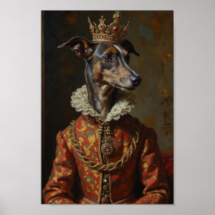 Affiche Portrait de Lévrier Royal