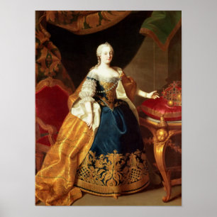 Affiche Portrait de l'impératrice Maria Theresa